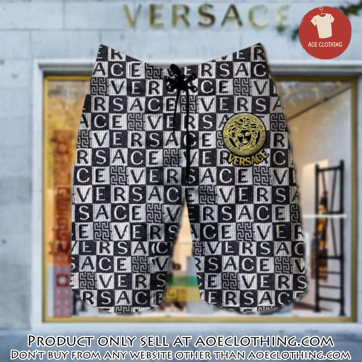 Versace medusa caro luxury brand premium fashion shorts for men aoe1624027